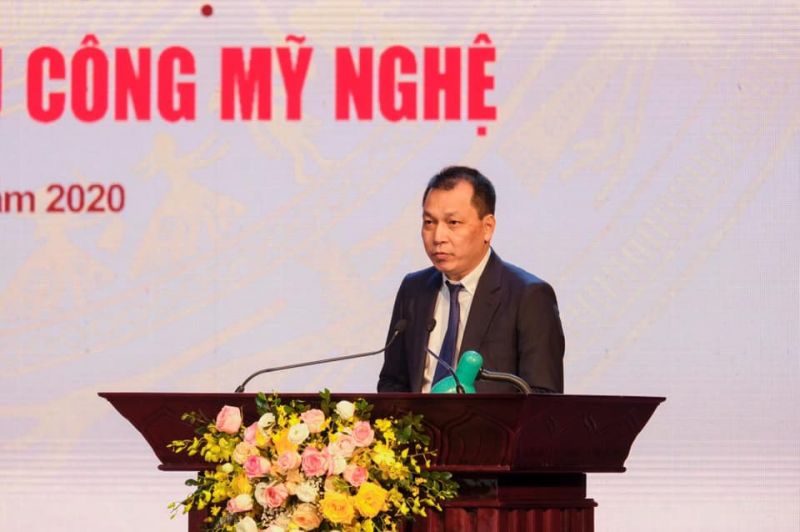 Thứ trưởng Bộ C&ocirc;ng Thương Đặng Ho&agrave;ng An ph&aacute;t biểu