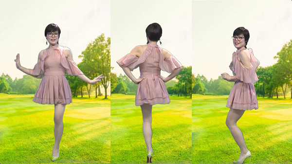 Hoa kh&ocirc;i Vầng trăng khuyết 2019 Bế Thị Băng nhảy điệu Chachacha tr&ecirc;n gi&agrave;y cao g&oacute;t.