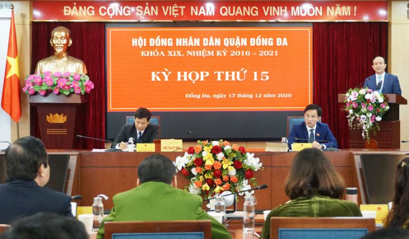Chủ tịch HĐND thành phố Nguyễn Ngọc Tuấn phát biểu tại kỳ họp. Chủ tịch HĐND thành phố Nguyễn Ngọc Tuấn phát biểu tại kỳ họp.