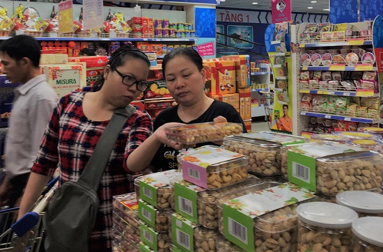 Giá mặt hàng tại siêu thị giữ ổn định