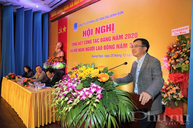 Chủ tịch HĐTV PetroVietnam Ho&agrave;ng Quốc Vượng ph&aacute;t biểu chỉ đạo tại Hội nghị.