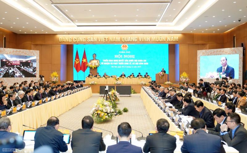 Quang cảnh hội nghị trực tuyến Chính phủ với địa phương, triển khai Nghị quyết của Quốc hội khóa XIV về kế hoạch phát triển kinh tế - xã hội năm 2021. Quang cảnh hội nghị trực tuyến Chính phủ với địa phương, triển khai Nghị quyết của Quốc hội khóa XIV về kế hoạch phát triển kinh tế - xã hội năm 2021.