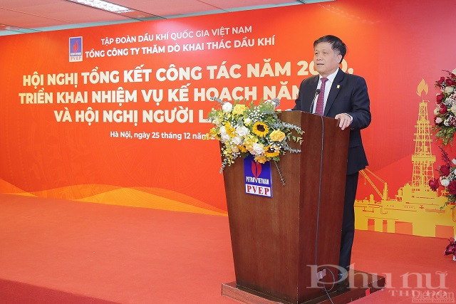 &Ocirc;ng Phan Ngọc Trung &ndash; Th&agrave;nh vi&ecirc;n HĐTV PVN ph&aacute;t biểu chỉ đạo tại Hội nghị.