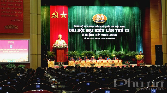 Đại hội đại biểu Đảng bộ Tập đo&agrave;n Dầu kh&iacute; Quốc gia Việt Nam lần thứ III.