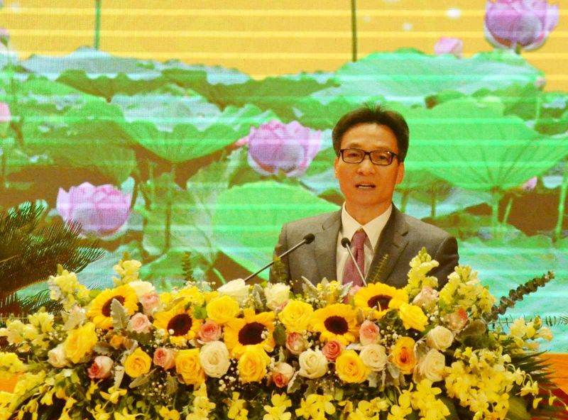 Phó Thủ tướng Chính phủ Vũ Đức Đam phát biểu Phó Thủ tướng Chính phủ Vũ Đức Đam phát biểu