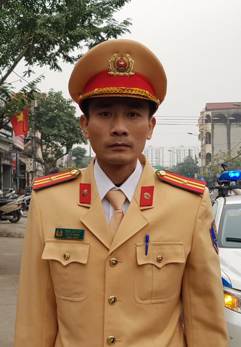 Thiếu t&aacute; Đồng Văn Bắc, Ph&oacute; đội trưởng Đội CSGT số 10