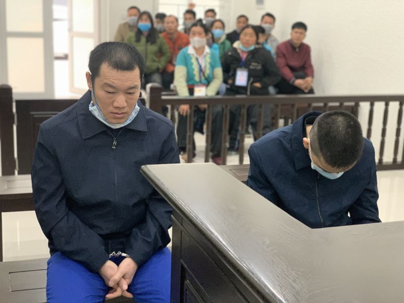 Hai bị cáo tại Toà