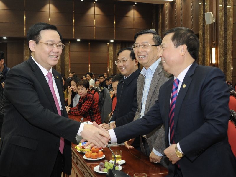 Bí thư Thành ủy chúc mừng các Lãnh đạo cơ quan báo chí