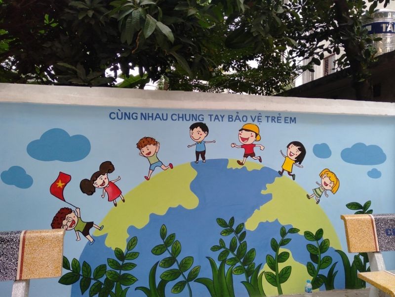 Những bức tranh bích họa vừa làm đẹp phố phường vừa góp phần thay đổi ý thức của người dân về bảo vệ môi trường