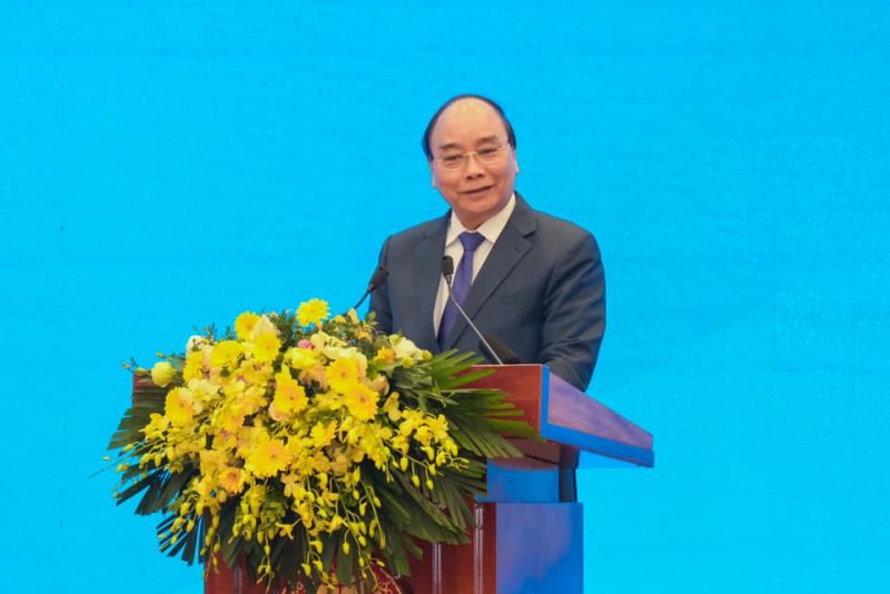 Thủ tướng Ch&iacute;nh phủ Nguyễn Xu&acirc;n Ph&uacute;c ph&aacute;t biểu