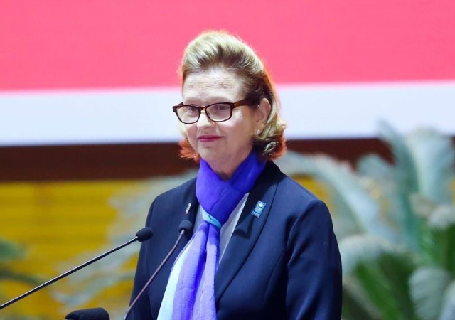 Bà Caitlin Wiesen - Antin, Trưởng Đại diện thường trú UNDP tại Việt Nam.