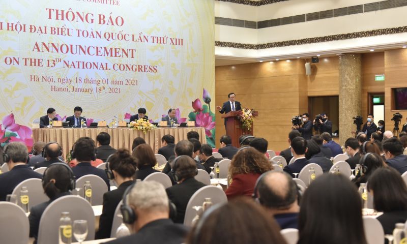 Quang cảnh buổi họp báo Quang cảnh buổi họp báo