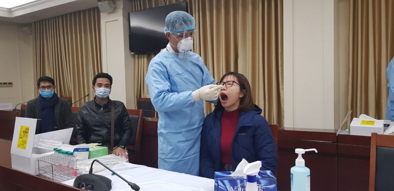 Các phóng viên, biên tập viên, kỹ thuật viên các cơ quan báo chí trung ương và địa phương đã xét nghiệm SARS-Covid-2 Các phóng viên, biên tập viên, kỹ thuật viên các cơ quan báo chí trung ương và địa phương đã xét nghiệm SARS-Covid-2