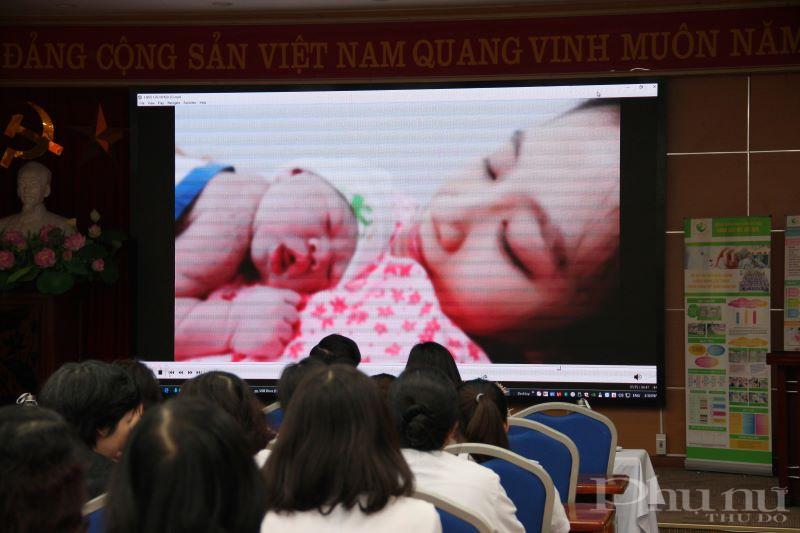 Khoa Đẻ dịch vụ D3 (bệnh viện Phụ sản Hà Nội) trình bày về dự án cải tiến chất lượng của khoa.