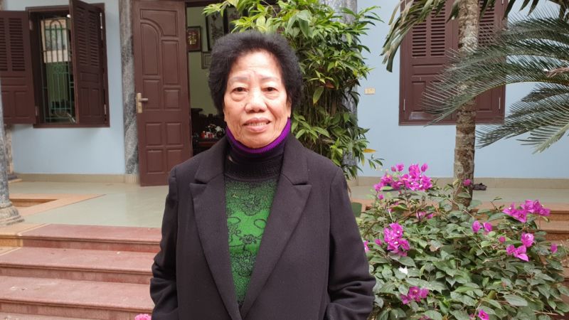 Bà Khổng Thúy Nga, Đảng viên 55 tuổi Đảng, Chi bộ thôn Hưng Đạo, Đảng bộ thị trấn Tây Đằng