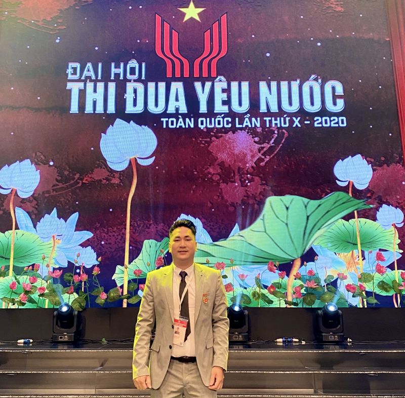 Anh Lê Minh Đức, công chức văn hóa - xã hội phường Hàng Đào, quận Hoàn Kiếm