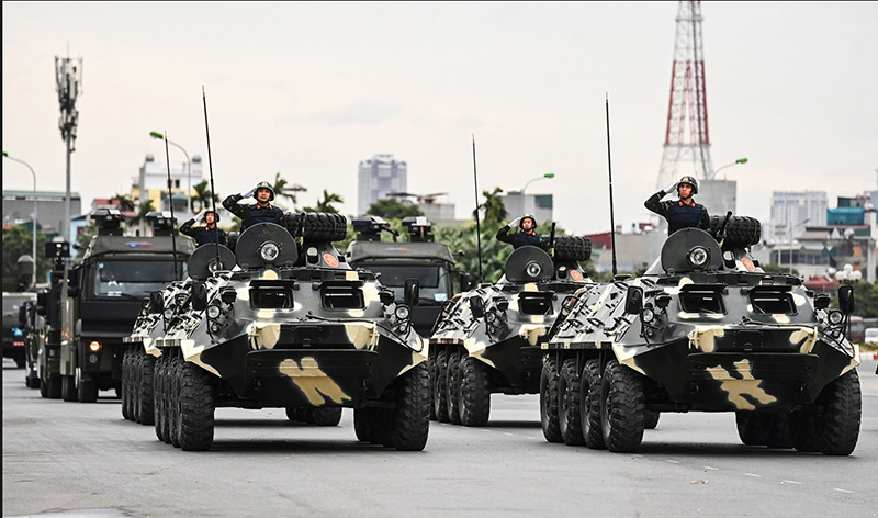 Lực lượng quân đội Việt Nam tại buổi diễn tập tham gia bảo vệ Đại hội Đảng toàn quốc lần thứ XIII Lực lượng quân đội Việt Nam tại buổi diễn tập tham gia bảo vệ Đại hội Đảng toàn quốc lần thứ XIII