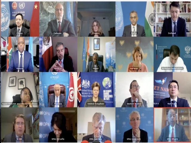 HĐBA LHQ họp trực tuyến, nghe báo cáo về tình hình thực hiện Nghị quyết 2532 về đại dịch Covid-19.