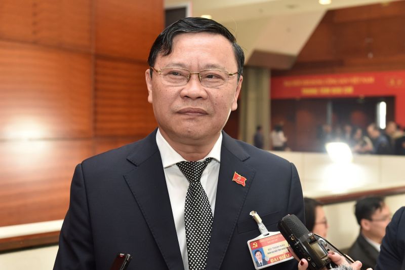 Đại biểu Bùi Thanh Bảo, Bí thư Huyện uỷ Tân Kỳ, tỉnh Nghệ An. Ảnh: VGP/Nhật Bắc