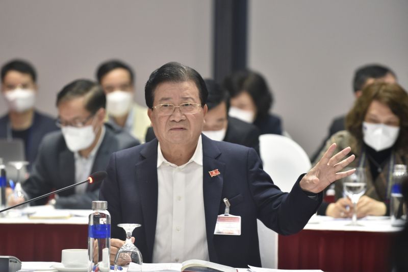 Thủ tướng họp khẩn về COVID-19 tại phòng họp ở Đại hội Đảng XIII - ảnh 5