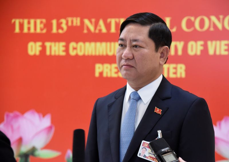 Đại biểu Trần Quốc Nam, Phó Bí thư Tỉnh ủy, Chủ tịch Ủy ban Nhân dân tỉnh Ninh Thuận