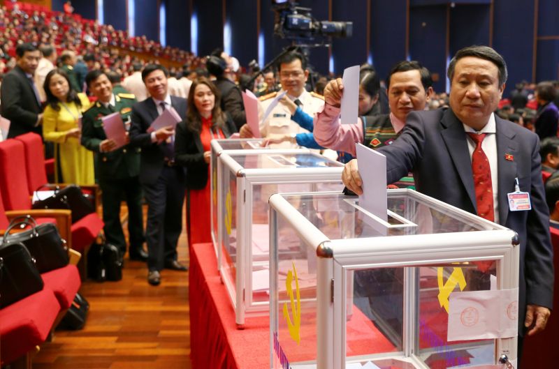 Đại hội XIII tiến hành bỏ phiếu bầu Ban Chấp hành Trung ương khóa XIII - ảnh 11