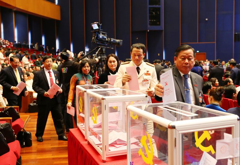 Đại hội XIII tiến hành bỏ phiếu bầu Ban Chấp hành Trung ương khóa XIII - ảnh 12