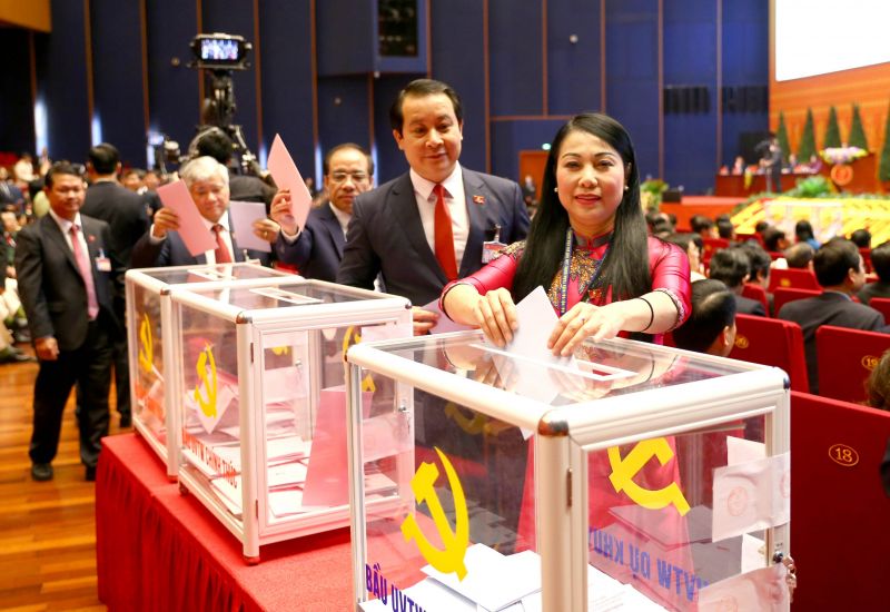 Đại hội XIII tiến hành bỏ phiếu bầu Ban Chấp hành Trung ương khóa XIII - ảnh 13