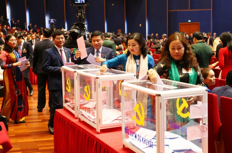 Đại hội XIII tiến hành bỏ phiếu bầu Ban Chấp hành Trung ương khóa XIII - ảnh 15