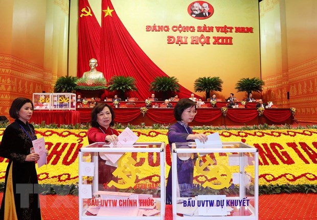 Đại hội XIII tiến hành bỏ phiếu bầu Ban Chấp hành Trung ương khóa XIII - ảnh 9