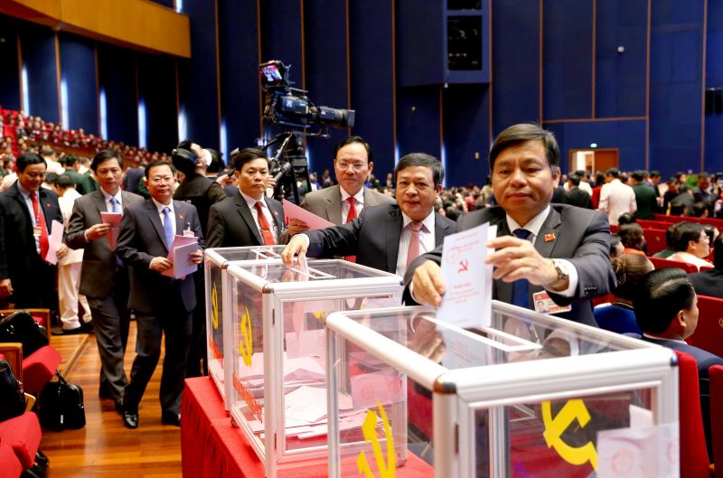 Đại hội XIII tiến hành bỏ phiếu bầu Ban Chấp hành Trung ương khóa XIII - ảnh 10