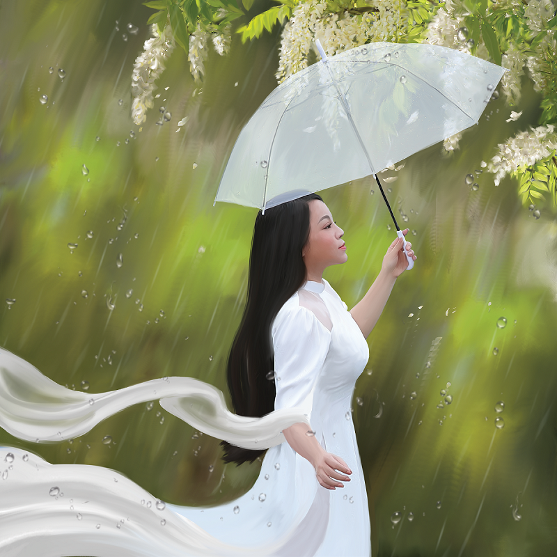 Hình ảnh trong album của NSƯT Tố Nga rất lãng mạn