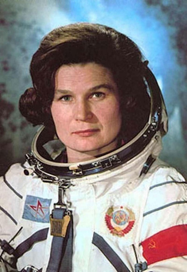 Chân dung nữ phi hành gia du hành vũ trụ đầu tiên trên thế giới, Valentina Vladimirovna Tereshkova.