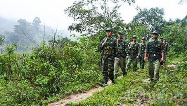 Dấu ch&acirc;n những chiến sĩ bi&ecirc;n ph&ograve;ng ng&agrave;y đ&ecirc;m kh&ocirc;ng nghỉ để bảo vệ bi&ecirc;n cương của Tổ quốc.