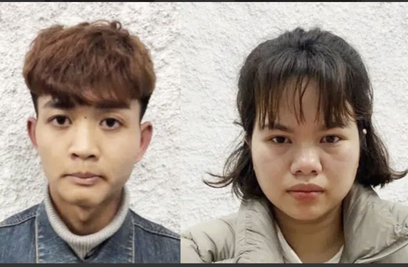 Hai đối tượng tại cơ quan điều tra