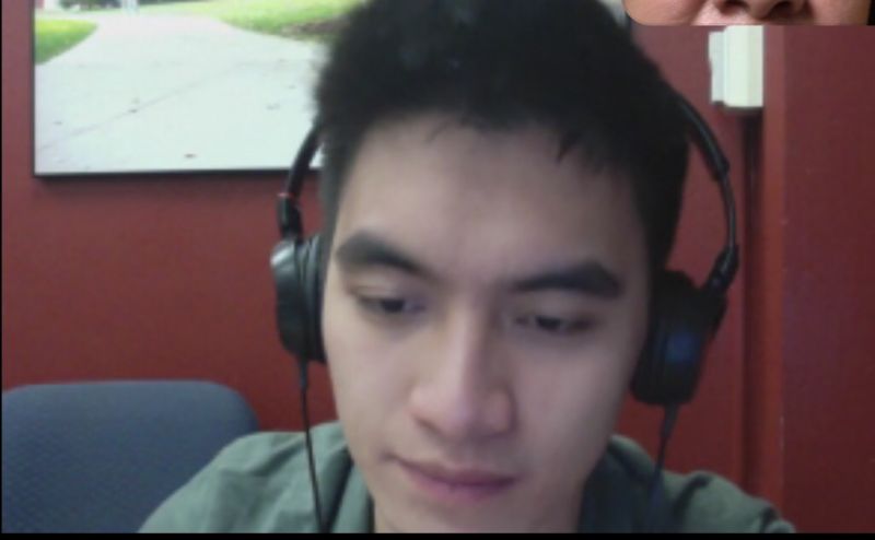 Sinh viên Nguyễn Quang Anh, năm thứ 3, trường Luther College (Mỹ). Ảnh: NVCC