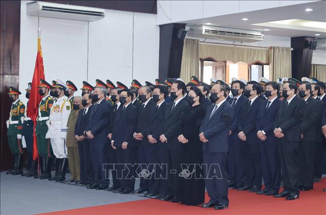 Cử hành trọng thể Lễ truy điệu, Lễ an táng nguyên Phó Thủ tướng Chính phủ Trương Vĩnh Trọng - ảnh 2