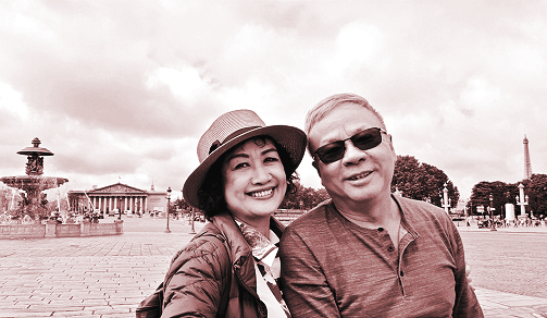 Vợ chồng cô Hà có sở thích đi du lịch để có thêm nhiều niềm vui cho cuộc sống