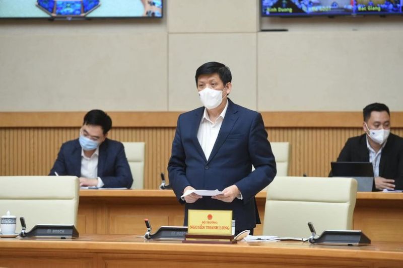 Bộ Trưởng Nguyễn Thanh Long thông tin về tình hình tiêm chủng Vắc-xin ngừa COVID-19.