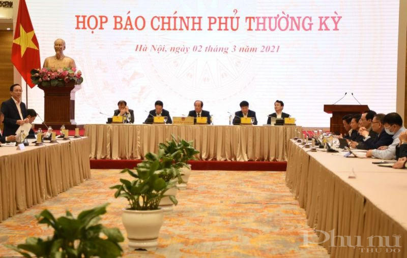 Quang cảnh buổi họp báo