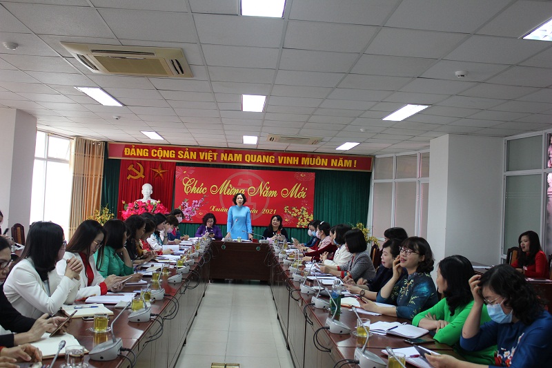 Các đại biểu tham dự hội nghị Giao ban ngày 2/3