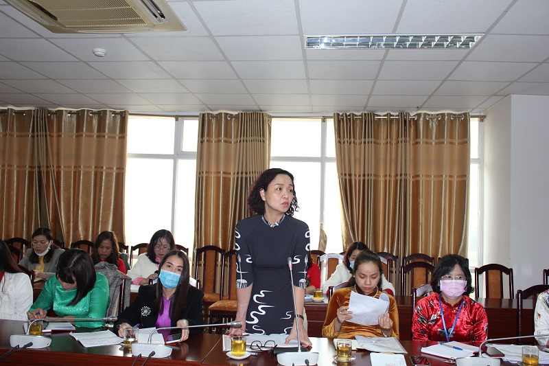 Các đại biểu cũng đã trao đổi một số nội dung liên quan đến các chỉ tiêu đăng ký thi đua năm 2021