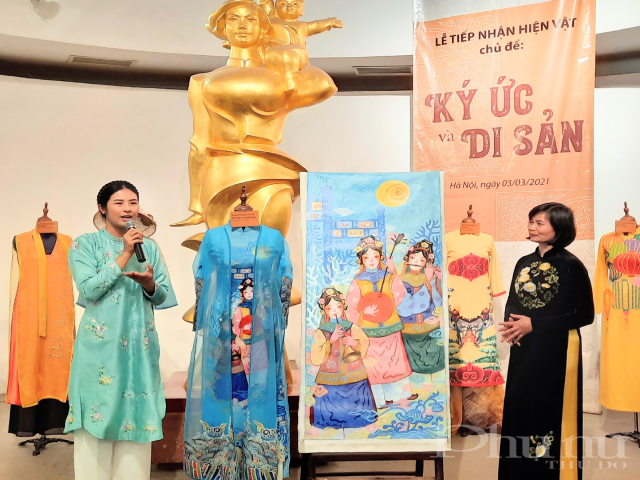 Nhà thiết kế Ngọc Hân trao tặng bảo tàng áo dài trong bộ sưu tập mang tên: 