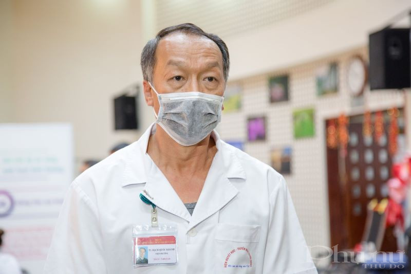 TS Bạch Quốc Khánh - Viện trưởng Viện Huyết học - Truyền máu TƯ chia sẻ tại Lễ hội Xuân hồng 2021.