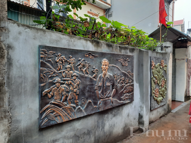 Những bức bích hoạ độc đáo đã làm thay đổi hẳn bộ mặt của thôn xóm.