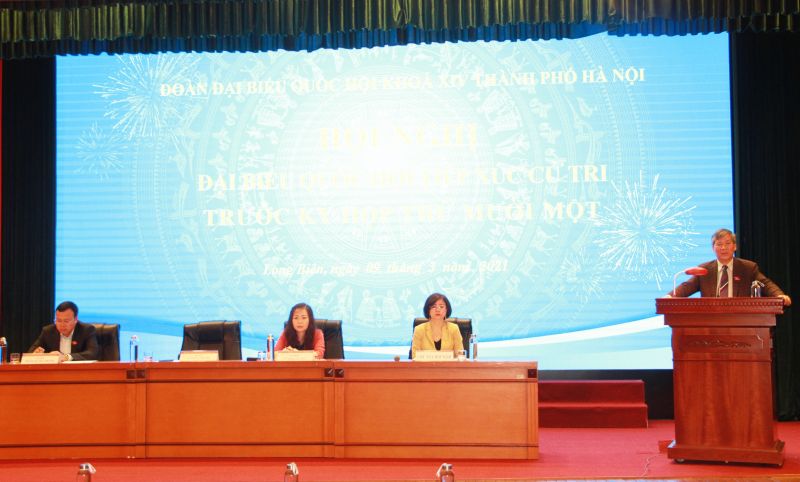 Đại biểu Nguyễn Anh Trí phát biểu