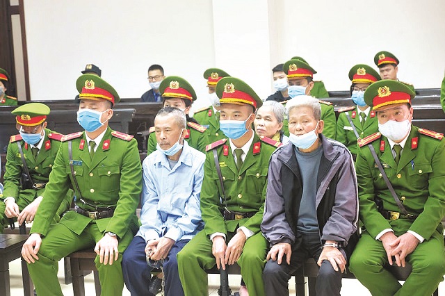 C&aacute;c bị c&aacute;o tại phi&ecirc;n to&agrave; ph&uacute;c thẩm