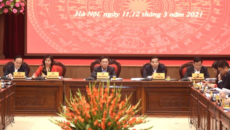 Quang cảnh hội nghị chiều 11-3 Quang cảnh hội nghị chiều 11-3