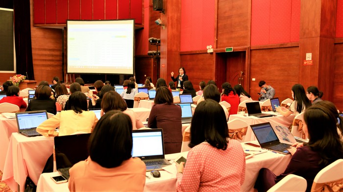 Các học viên tham gia tập huấn