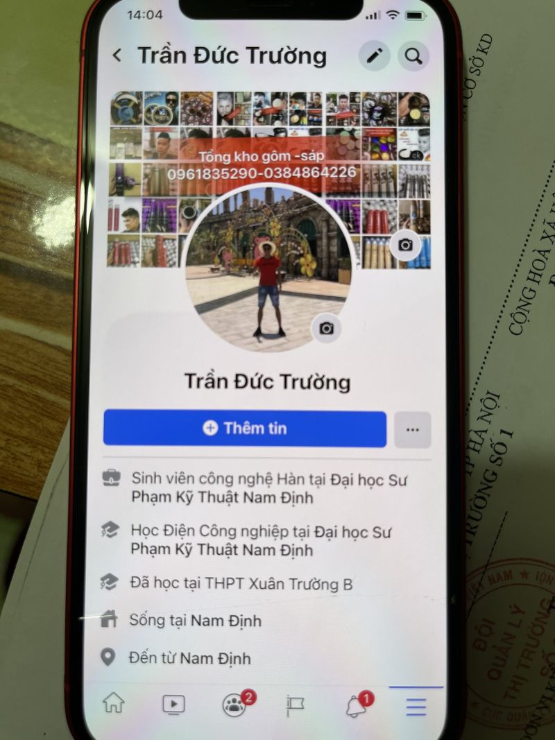 Sản phẩm được b&aacute;n tr&ecirc;n mạng x&atilde; hội Facebook